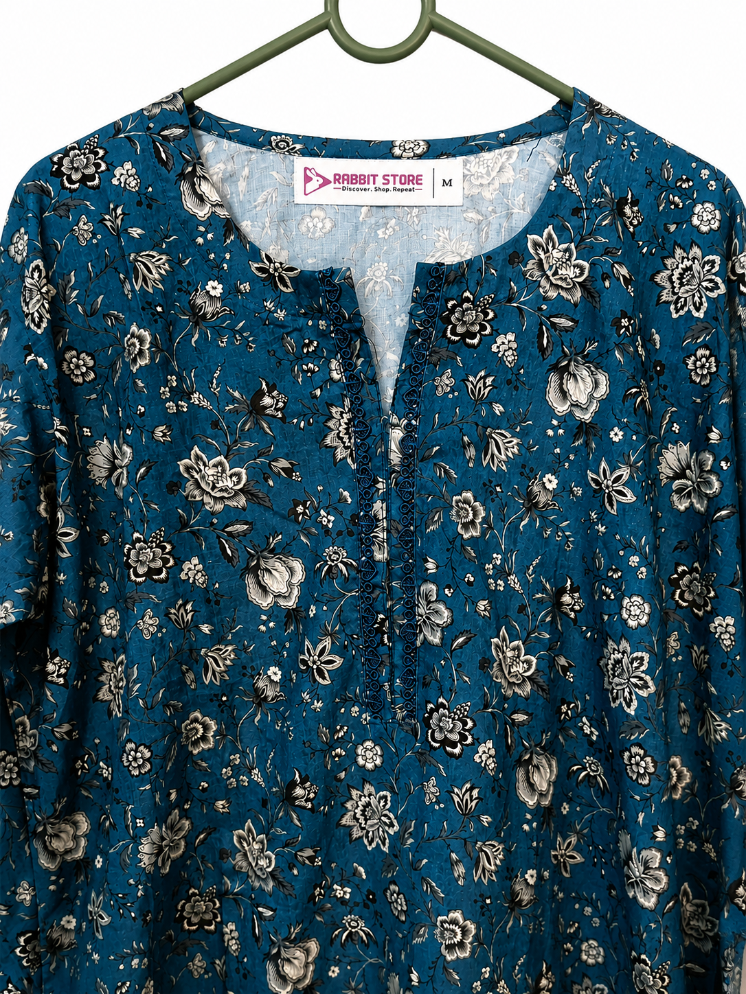 Azure Petals | Blue Printed Co-Ord Set