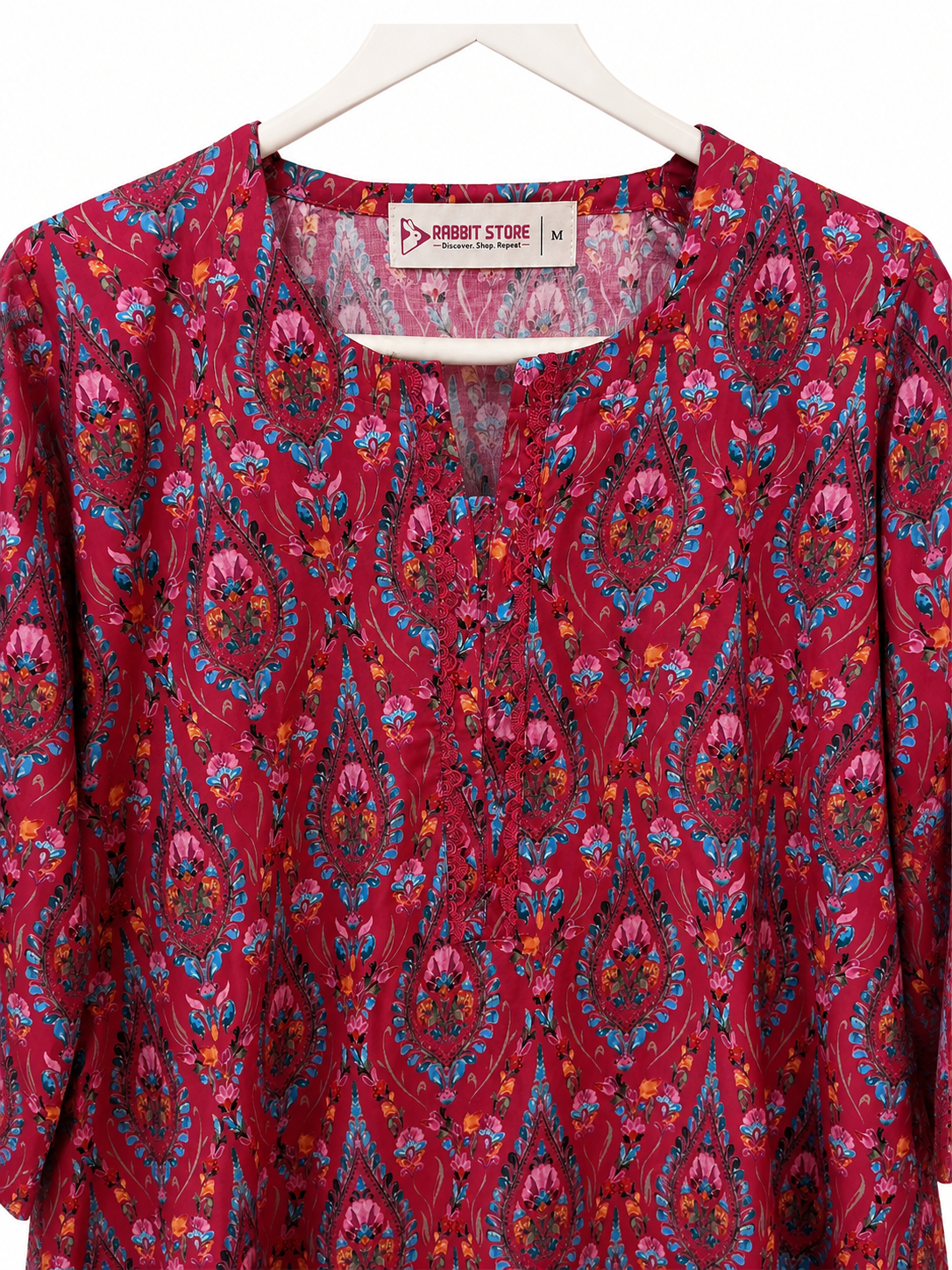 Rose Riwaayat | Pink Ornamental Printed Set